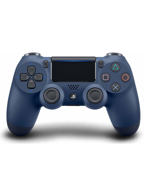 Джойстик беспроводной Sony DualShock 4 v2 Midnight Blue (Темно-синий) (PS4)